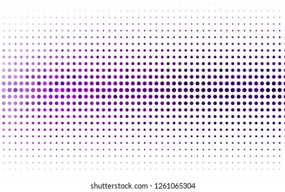 Light Purple vector texture with disks. Glitter abstract illustration with blurred drops of rain. Pattern of water, rain drops.