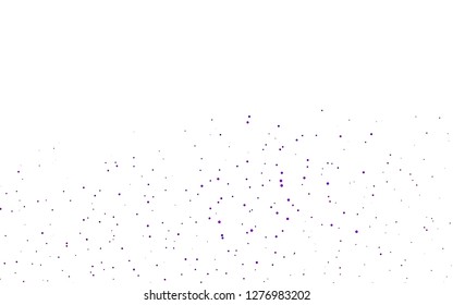 Light Purple vector  texture with disks. Illustration with set of shining colorful abstract circles. Completely new template for your brand book.