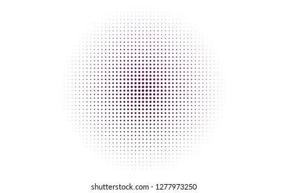 Light Purple vector texture with disks. Blurred decorative design in abstract style with bubbles. Design for posters, banners.