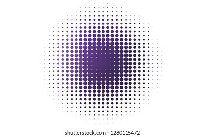 Light Purple vector texture with disks. Modern abstract illustration with colorful water drops. Pattern of water, rain drops.