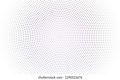 Light Purple vector  texture with disks. Blurred decorative design in abstract style with bubbles. Design for your business advert.