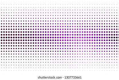 Light Purple vector texture with disks. Modern abstract illustration with colorful water drops. Pattern for ads, leaflets.