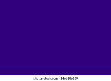 Light Purple vector texture with disks, rectangles. Colorful gradient with circles, rectangles on abstract backdrop. Design for business adverts.