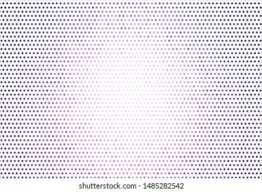 Light Purple vector texture with disks. Beautiful colored illustration with blurred circles in nature style. Design for poster, banner of websites.