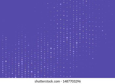 Light Purple vector texture with disks. Beautiful colored illustration with blurred circles in nature style. Design for poster, banner of websites.