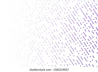 Light Purple vector texture with disks. Beautiful colored illustration with blurred circles in nature style. Completely new template for your brand book.