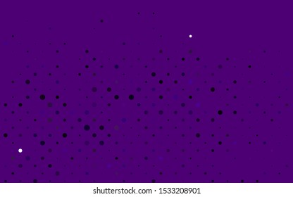 Light Purple vector texture with disks. Modern abstract illustration with colorful water drops. Pattern of water, rain drops.