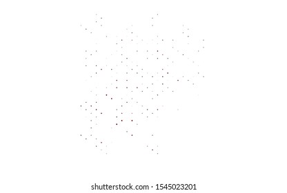 Light Purple vector texture with disks. Blurred decorative design in abstract style with bubbles. Template for your brand book.