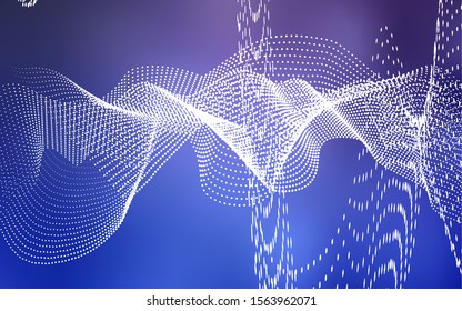 Light Purple vector texture with disks. Illustration with set of shining colorful abstract circles. New design for ad, poster, banner of your website.