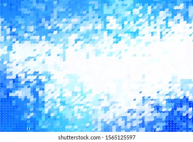 Light Purple vector texture with disks. Blurred bubbles on abstract background with colorful gradient. Pattern for ads, leaflets.