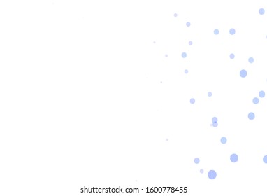 Light Purple vector texture with disks. Illustration with set of shining colorful abstract circles. New template for your brand book.