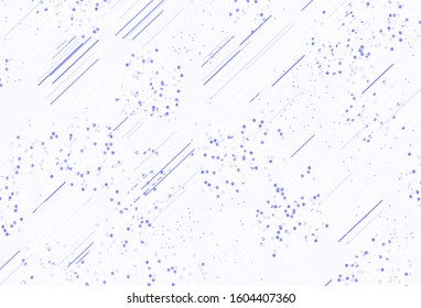 Light Purple vector texture with disks. Abstract illustration with colored bubbles in nature style. Pattern for futuristic ad, booklets.