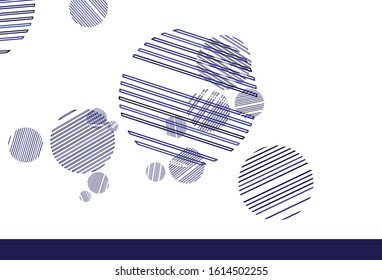 Light Purple vector texture with disks. Modern abstract illustration with colorful water drops. Design for poster, banner of websites.