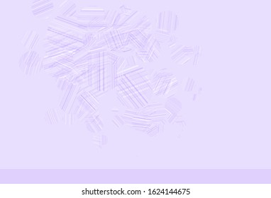 Light Purple vector texture with disks. Glitter abstract illustration with blurred drops of rain. Pattern for beautiful websites.
