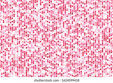 Light Purple vector texture with disks. Blurred decorative design in abstract style with bubbles. Pattern for textures of wallpapers.