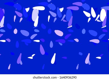 Light Purple vector texture with disks. Blurred bubbles on abstract background with colorful gradient. New template for your brand book.
