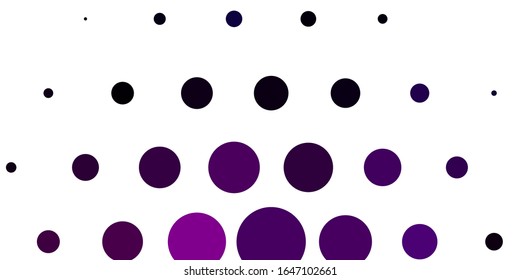 Light Purple vector texture with disks. Abstract illustration with colorful spots in nature style. Pattern for booklets, leaflets.
