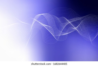Light Purple vector texture with disks. Modern abstract illustration with colorful water drops. Beautiful design for your business natural advert.