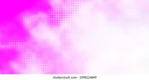 Textura vectorial púrpura clara con discos. Ilustración con un conjunto de esferas abstractas coloridas y brillantes. Diseño para sus comerciales.