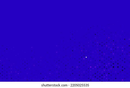 Light Purple vector texture with disks. Blurred bubbles on abstract background with colorful gradient. Design for posters, banners.