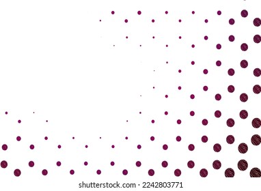 Light purple vector texture with disks. Beautiful colored illustration with blurred circles in nature style. Design for posters, banners.