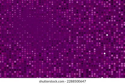 Leichte violette Vektorstruktur mit Scheiben. Schöne farbige Illustration mit unscharfen Kreisen im Naturstil. Wassermuster, Regen fällt.