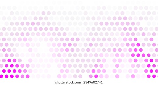 Light purple vector texture with disks. Glitter abstract illustration with colorful drops. New template for a brand book.