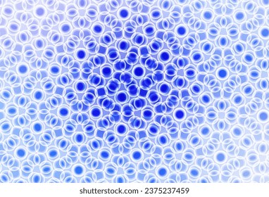 Light Purple vector texture with disks. Beautiful colored illustration with blurred circles in nature style. Pattern for ads, leaflets.