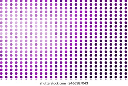 Light Purple vector texture with disks. Illustration with set of shining colorful abstract circles. Template for your brand book.