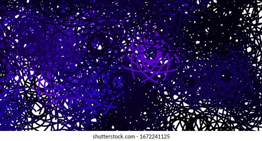 Textura ligera vectorial púrpura con formas memphis. Diseño simple en estilo abstracto con formas degradadas. Diseño inteligente para su negocio.
