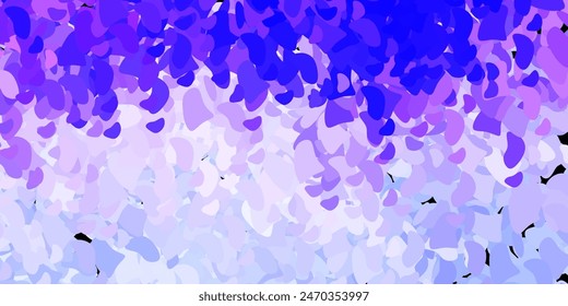 Light purple vector texture with memphis shapes. Colorful illustration with simple gradient shapes. Simple illustration for your web site.