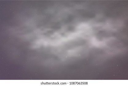 Light Purple vector texture with milky way stars. Space stars on blurred abstract background with gradient. Template for cosmic backgrounds.