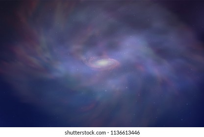 Light Purple vector texture with milky way stars. Shining illustration with sky stars on abstract template. Pattern for astrology websites.