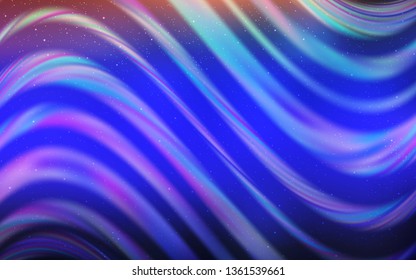 Light Purple vector texture with milky way stars. Space stars on blurred abstract background with gradient. Pattern for astronomy websites.