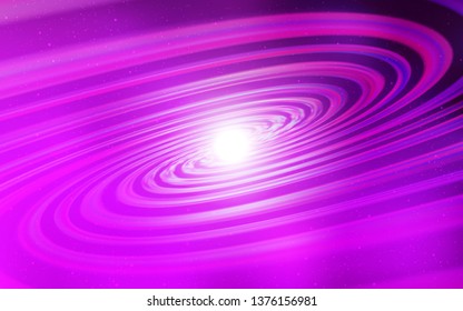 Light Purple vector texture with milky way stars. Shining illustration with sky stars on abstract template. Pattern for astrology websites.