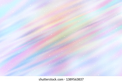 Light Purple vector texture with milky way stars. Modern abstract illustration with Big Dipper stars. Pattern for astrology websites.