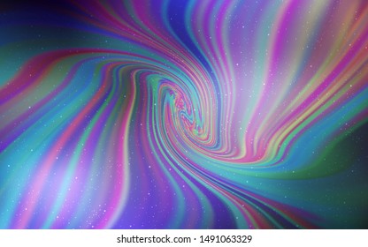 Light Purple vector texture with milky way stars. Glitter abstract illustration with colorful cosmic stars. Pattern for astronomy websites.