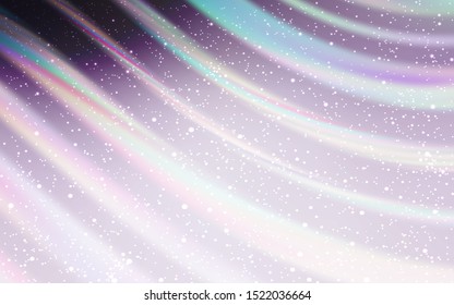Light Purple vector texture with milky way stars. Blurred decorative design in simple style with galaxy stars. Pattern for astrology websites.