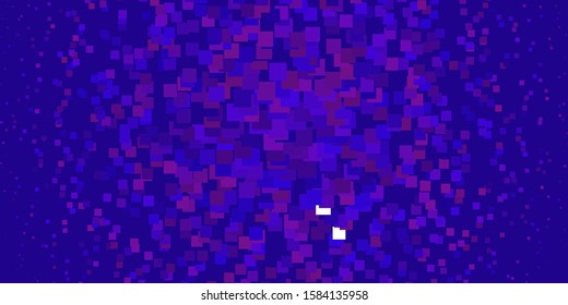 Light Purple vector texture in rectangular style. Rectangles with colorful gradient on abstract background. Design for your business promotion.
