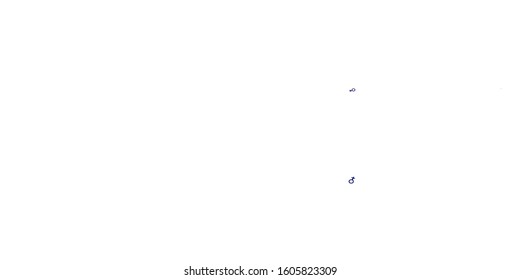 Light Purple vector texture with women's rights symbols. Simple design in abstract style with women’s rights activism. Design for landing pages.