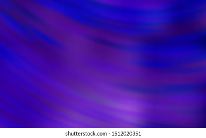 Light Purple vector texture with wry lines. A shining illustration, which consists of curved lines. A completely new template for your design.
