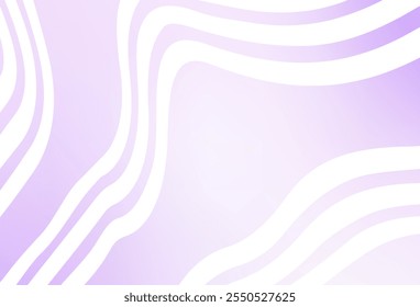 Light Purple vector texture with wry lines. An elegant bright illustration with gradient lines. A sample for your ideas.