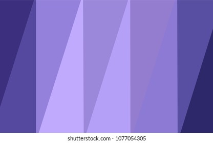 Light Purple vector triangle mosaic template. Creative illustration in halftone style with gradient. The best triangular design for your business.