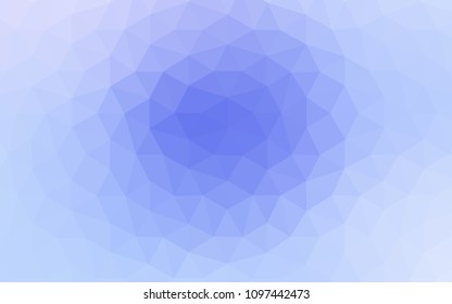 Light Purple vector triangle mosaic cover. A sample with polygonal shapes. Pattern for a brand book's backdrop.