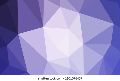 Light Purple vector triangle mosaic texture. Colorful illustration in abstract style with triangles. A new texture for your web site.