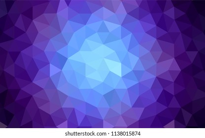 Light Purple vector triangle mosaic texture. Colorful illustration in abstract style with triangles. A new texture for your web site.