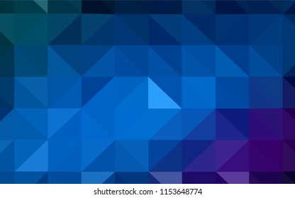 Light Purple vector triangle mosaic cover. Geometric illustration in Origami style with gradient.  Polygonal design for your web site.