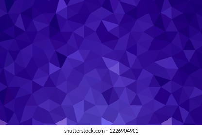 Light Purple vector triangle mosaic texture. Shining colorful illustration with triangles. New template for your brand book.