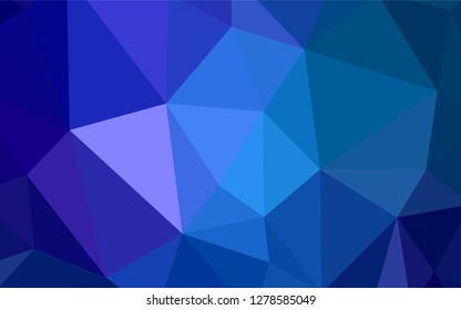 Light Purple vector triangle mosaic template. Geometric illustration in Origami style with gradient.  Template for cell phone's backgrounds.