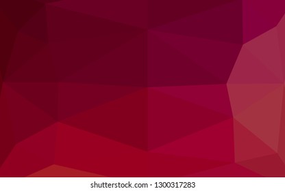Light Purple vector triangle mosaic cover. Brand new colorful illustration in with gradient. Completely new template for your business design.
